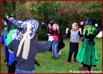 7. Kindergeburtstag - Hexen & Zauberer feiern mit Spielen & Tanz