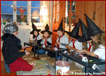 10. Kindergeburtstag · Zaubern lernen · Kinder basteln Zauberstäbe